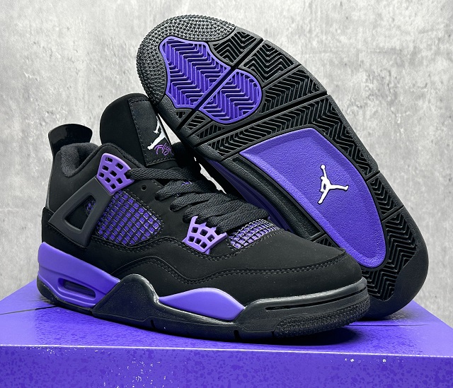 Air Jordan Retro 4 Grade AAA Purple Thunder